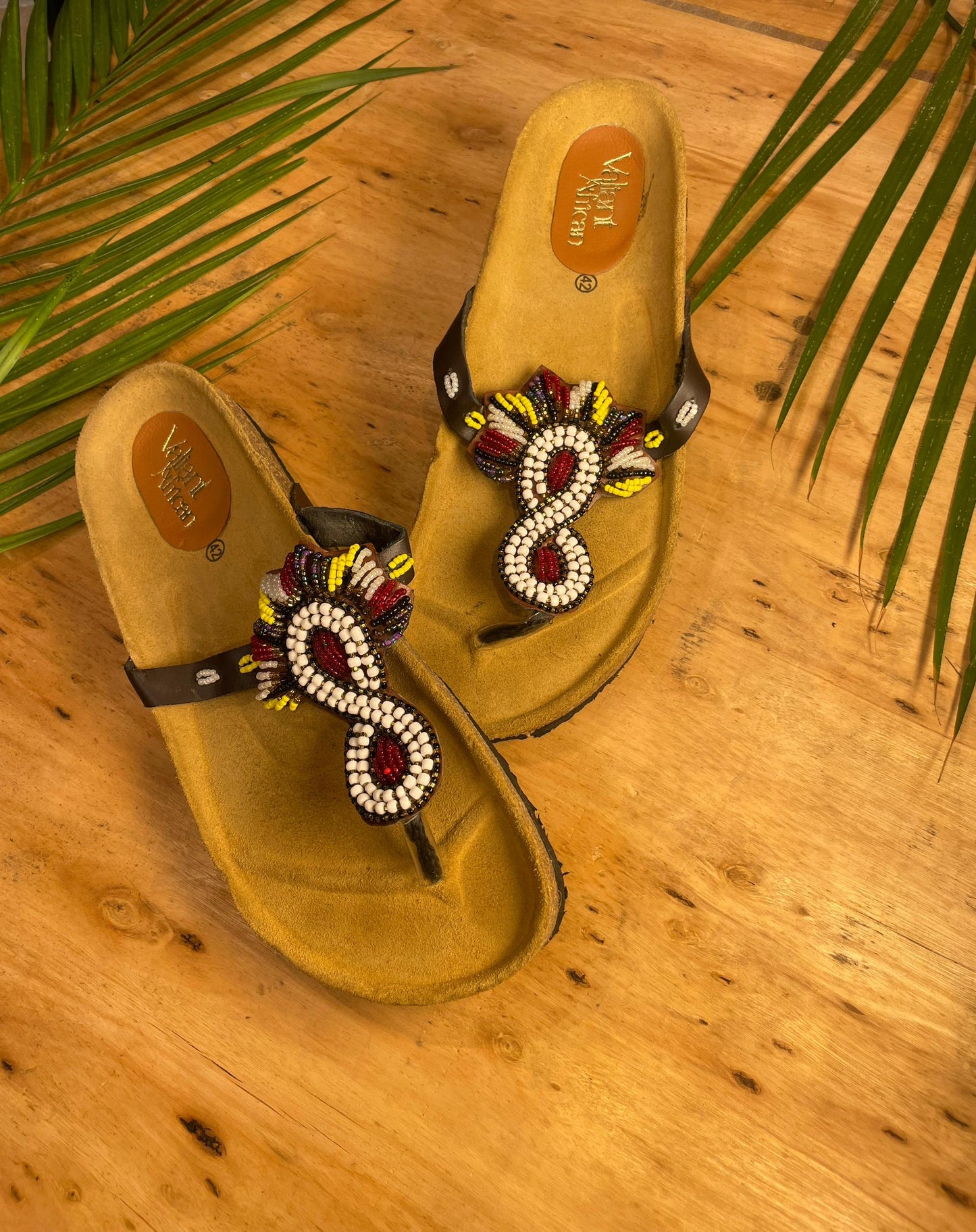 Beaded sandals