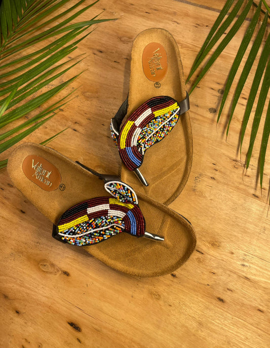 Beaded sandals