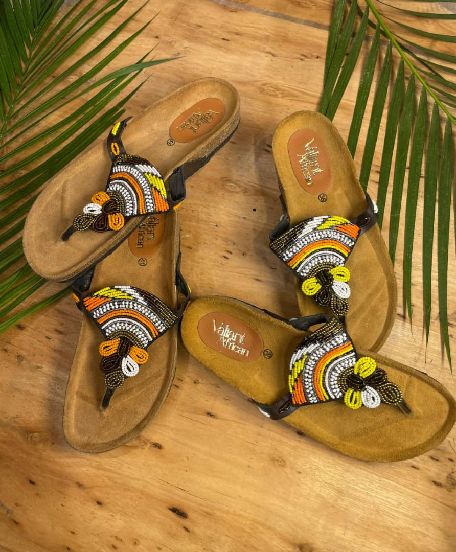 Beaded sandals