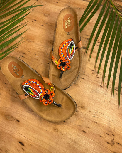 Beaded sandals