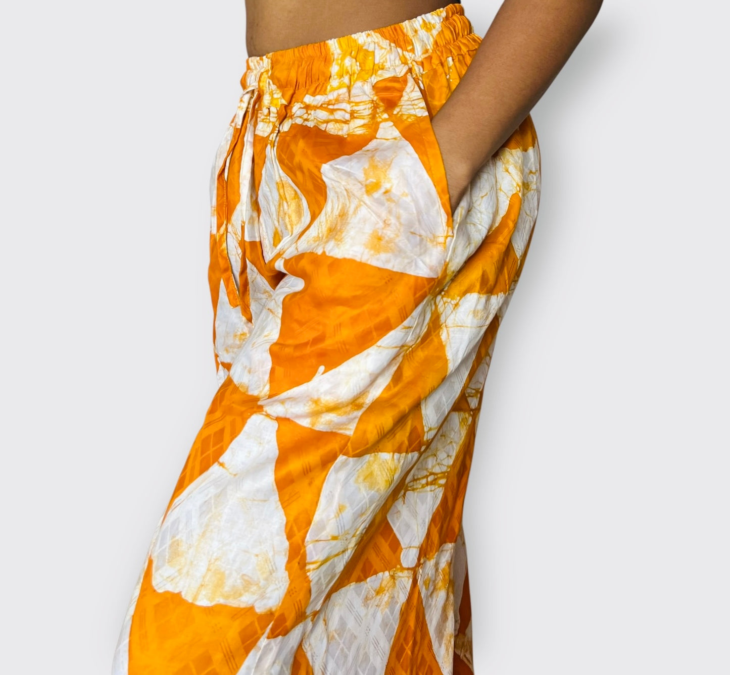 Adire Palazzo Pants Yellow