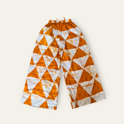 Adire Palazzo Pants Yellow