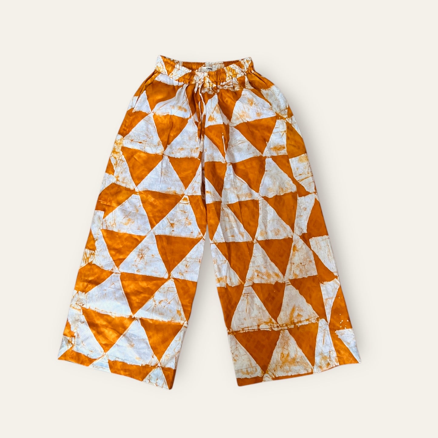 Adire Palazzo Pants Yellow